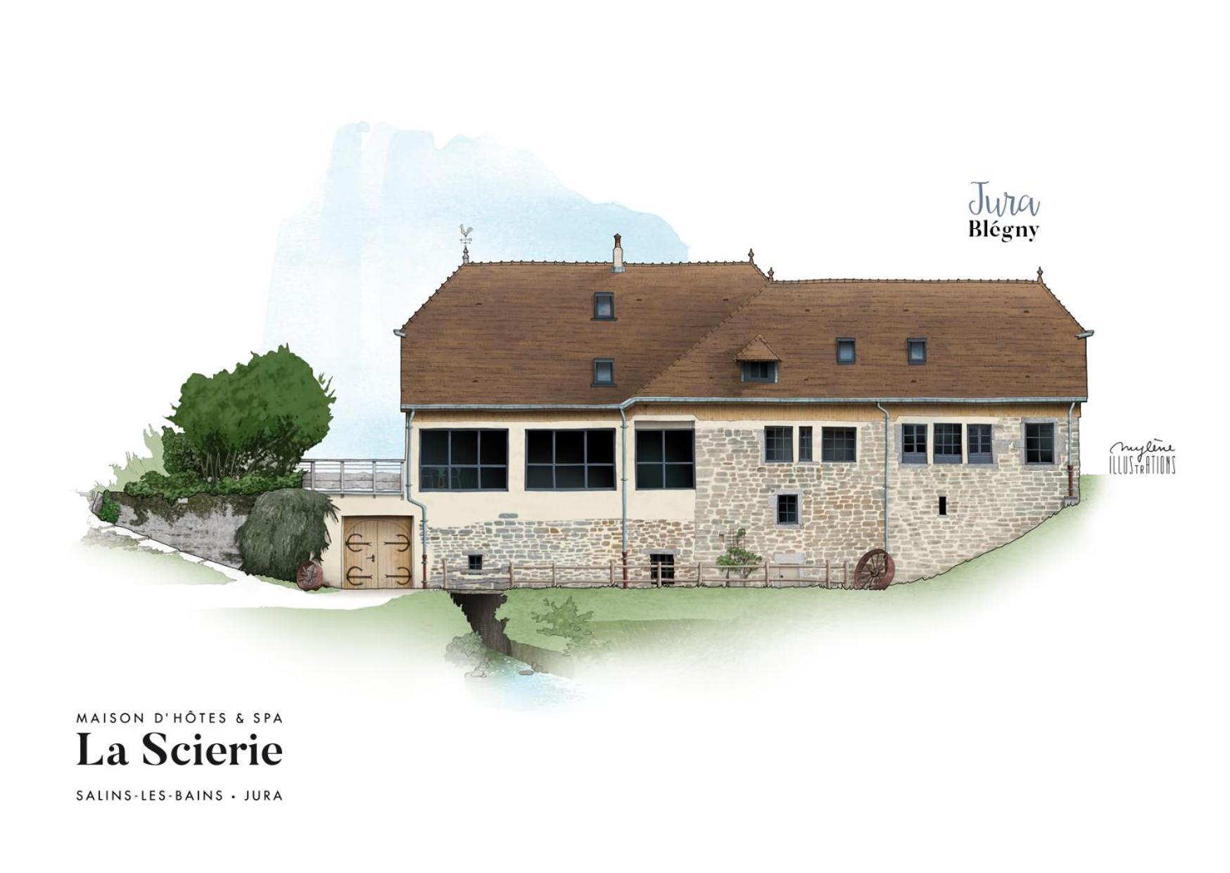 Maison d'hôtes&SPA La Scierie Salins-les-Bains Exterior foto