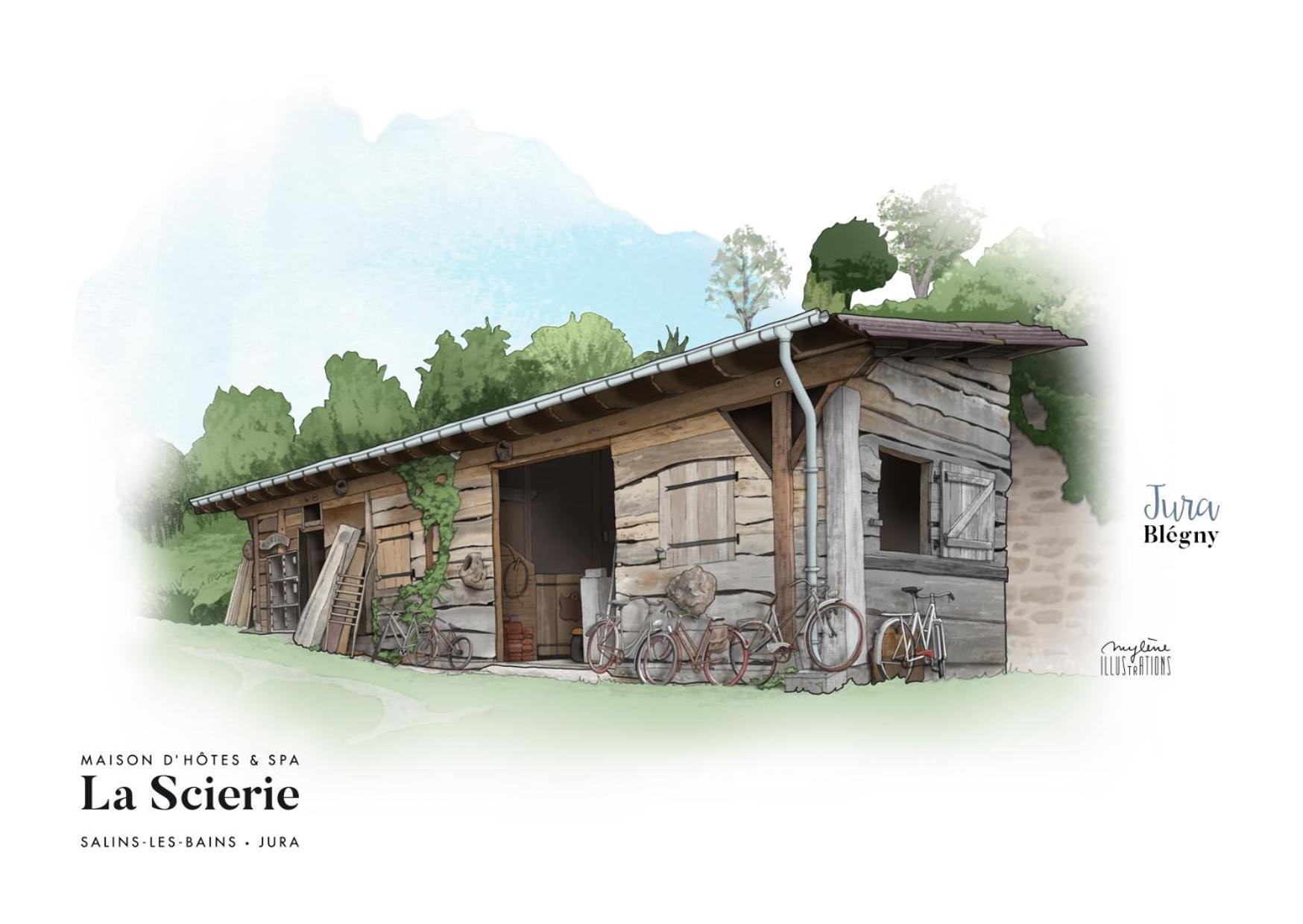 Maison d'hôtes&SPA La Scierie Salins-les-Bains Exterior foto